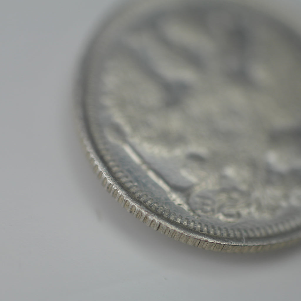 Antigua moneda de plata maciza de 1915 15 kopeks Emperador Nicolás II del Imperio Ruso