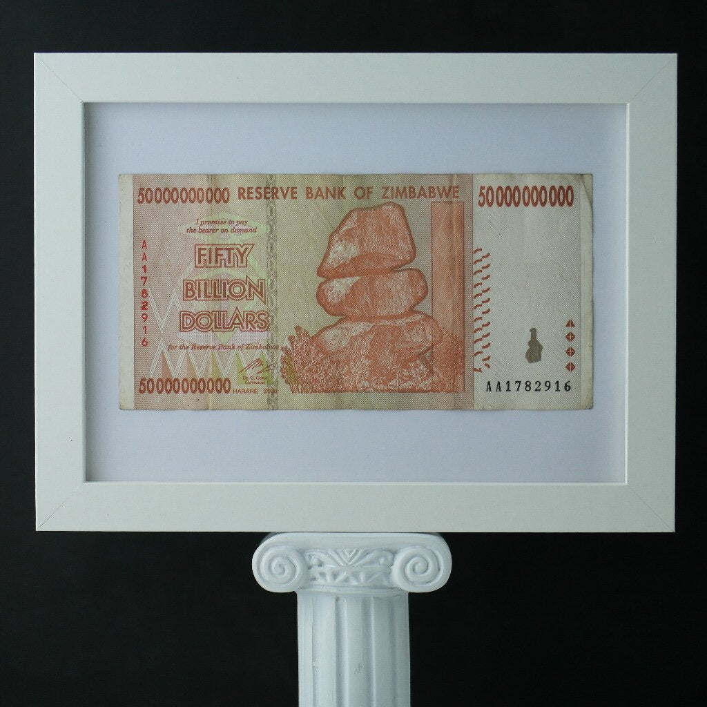 Original vintage note framed great gift idea wall interior decor