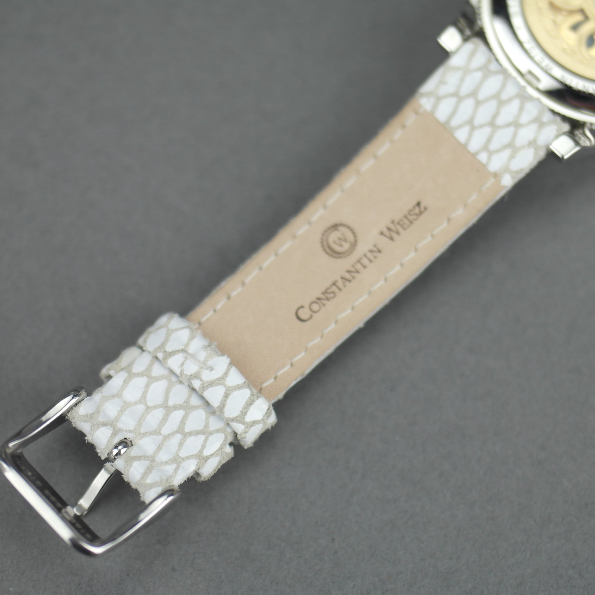 Constantin Weisz Flower Love Automatik-Armbanduhr mit Perlmutt-Zifferblatt