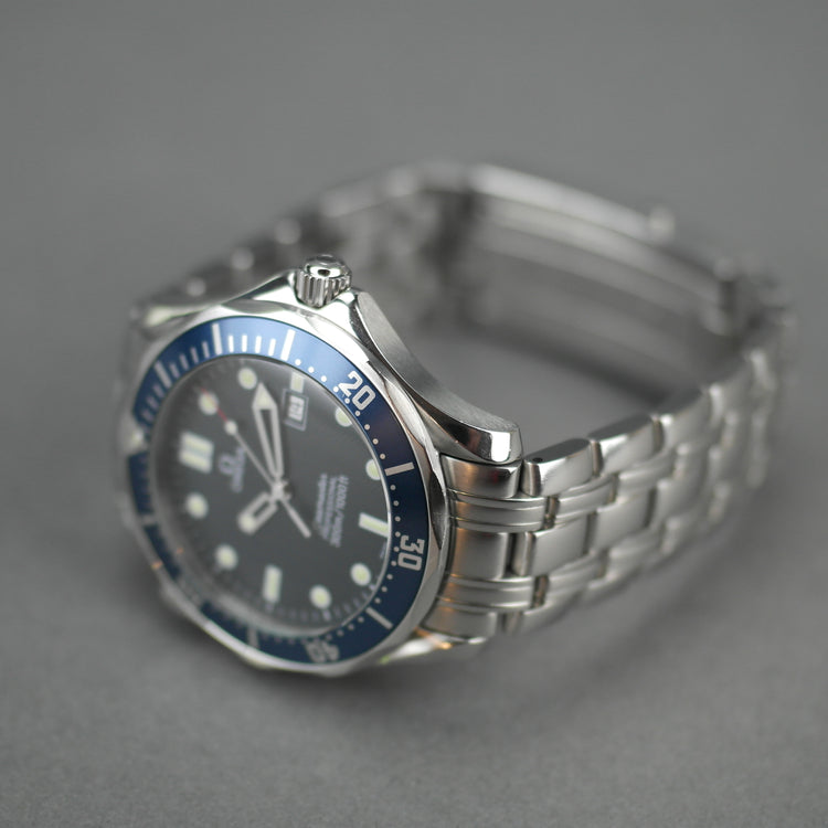 Omega Seamaster 41mm James Bond Blue Dial Steel Watch 2541.80.00