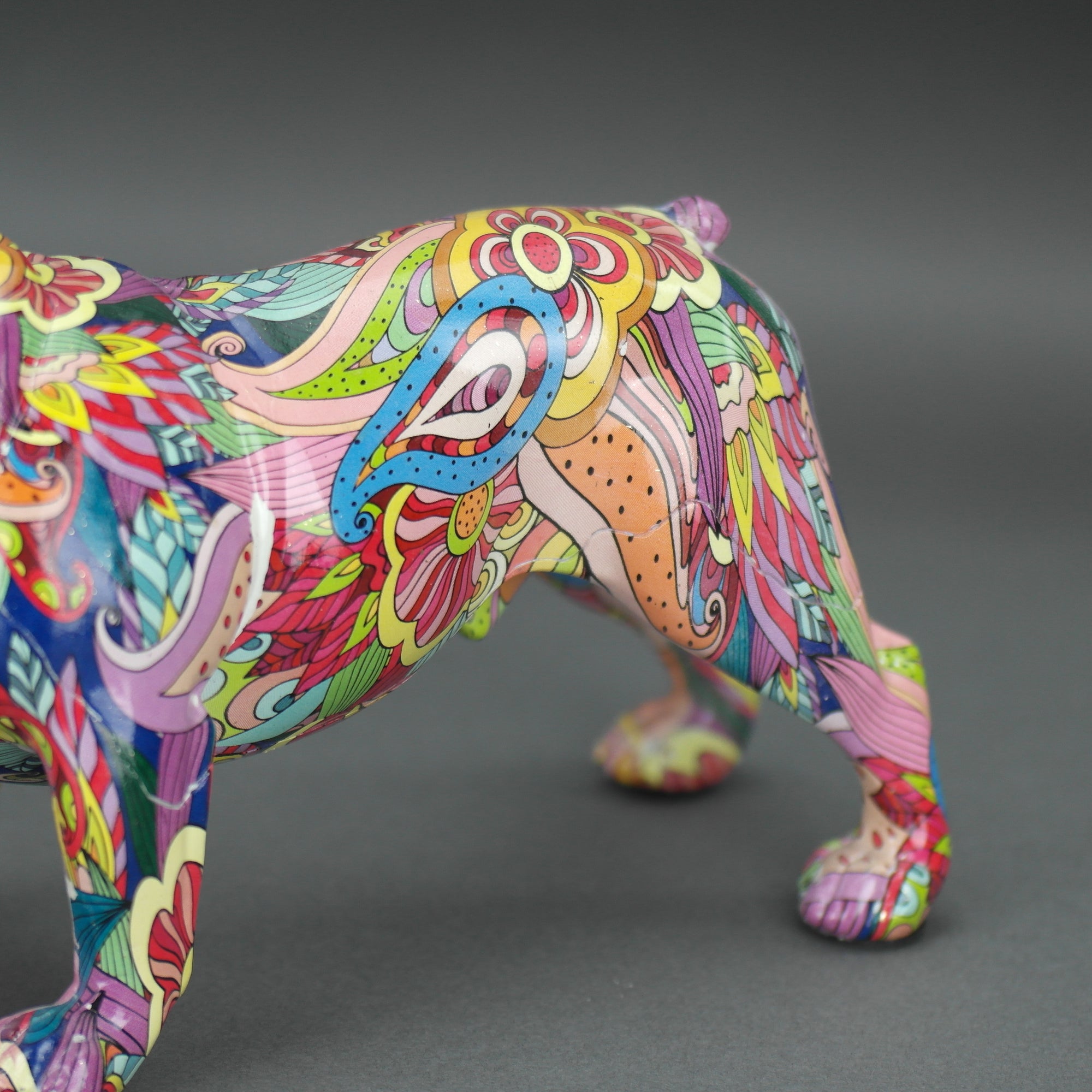 Crowned Graffiti Dog British Bulldog