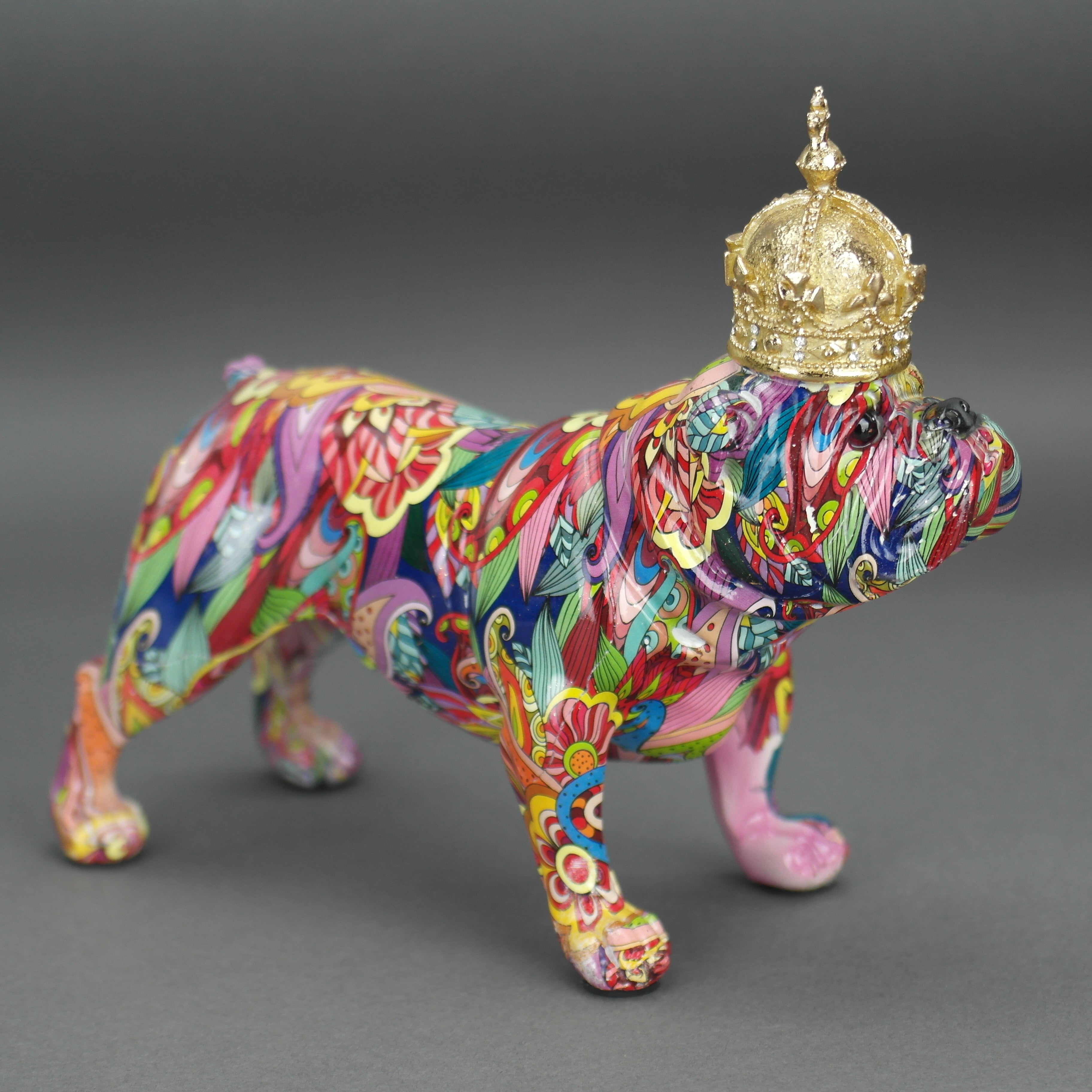 Perro Graffiti Coronado Bulldog Británico