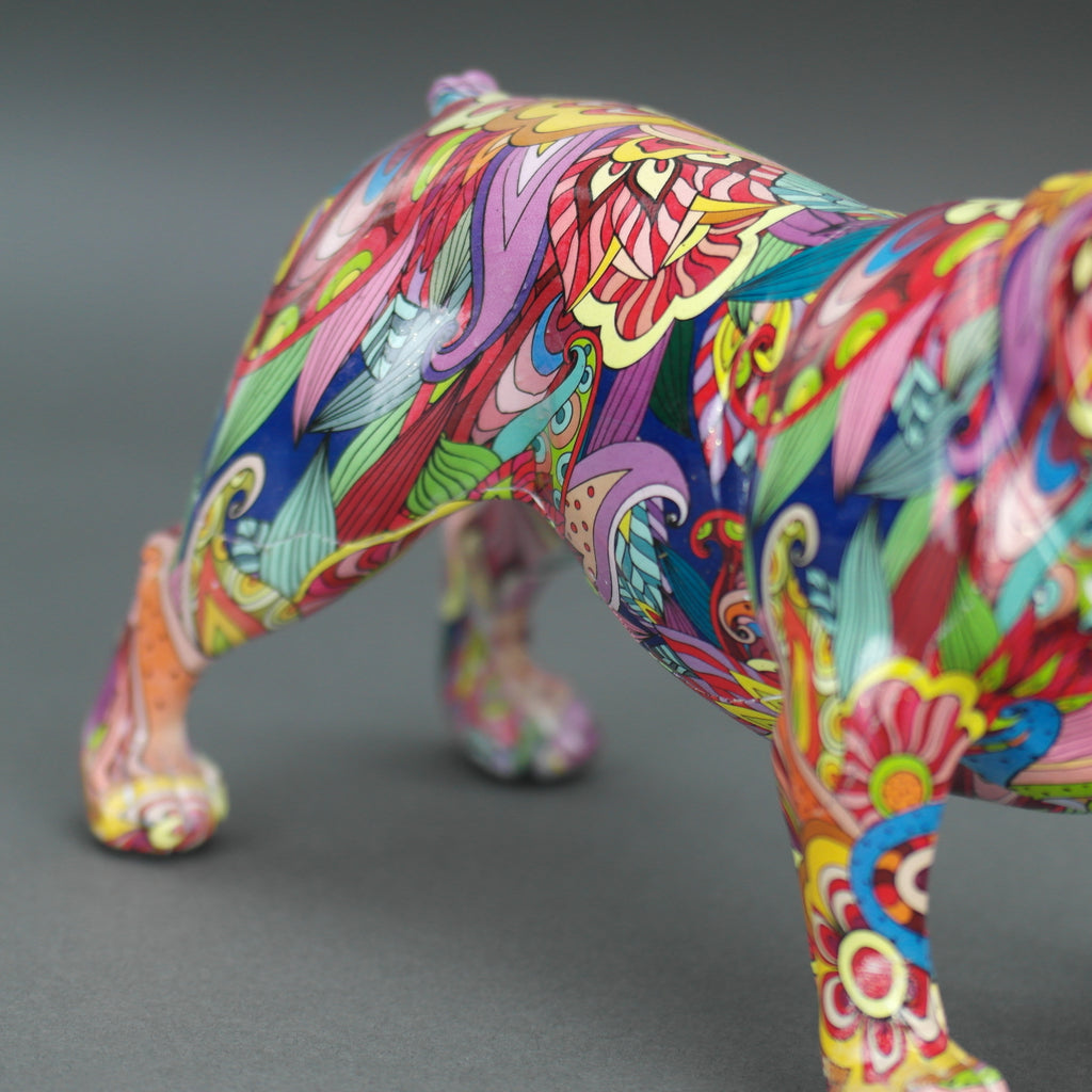 Crowned Graffiti Dog British Bulldog