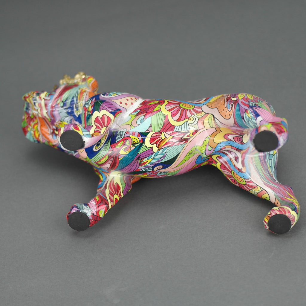 Crowned Graffiti Dog British Bulldog