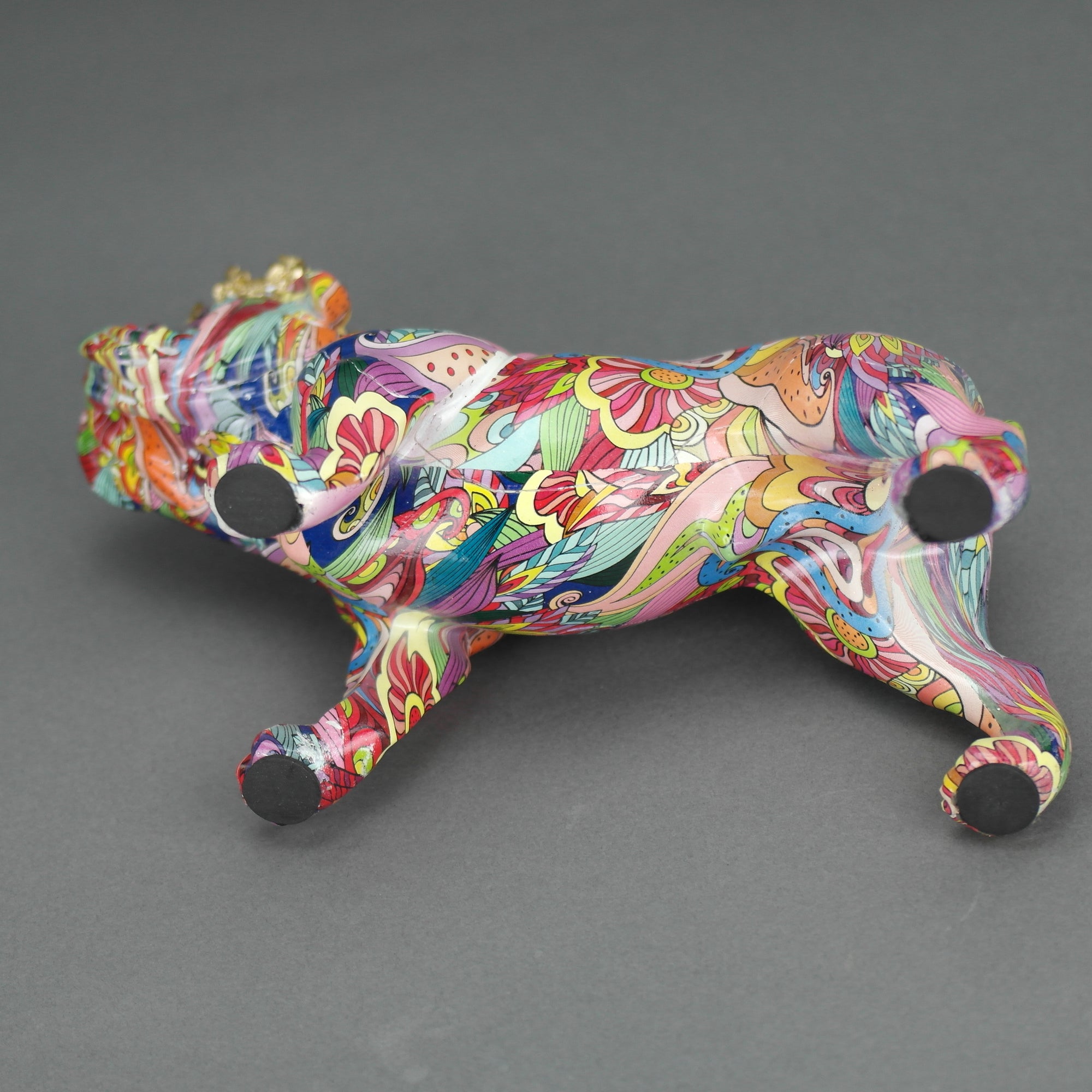 Crowned Graffiti Dog British Bulldog