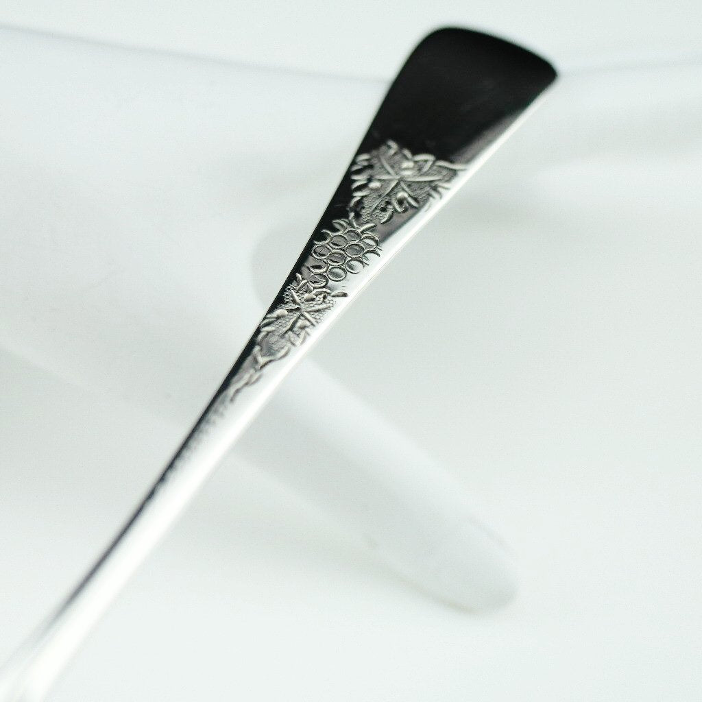 Cuchara de bayas antigua de plata de ley de 1795 Londres Samuel Holmes