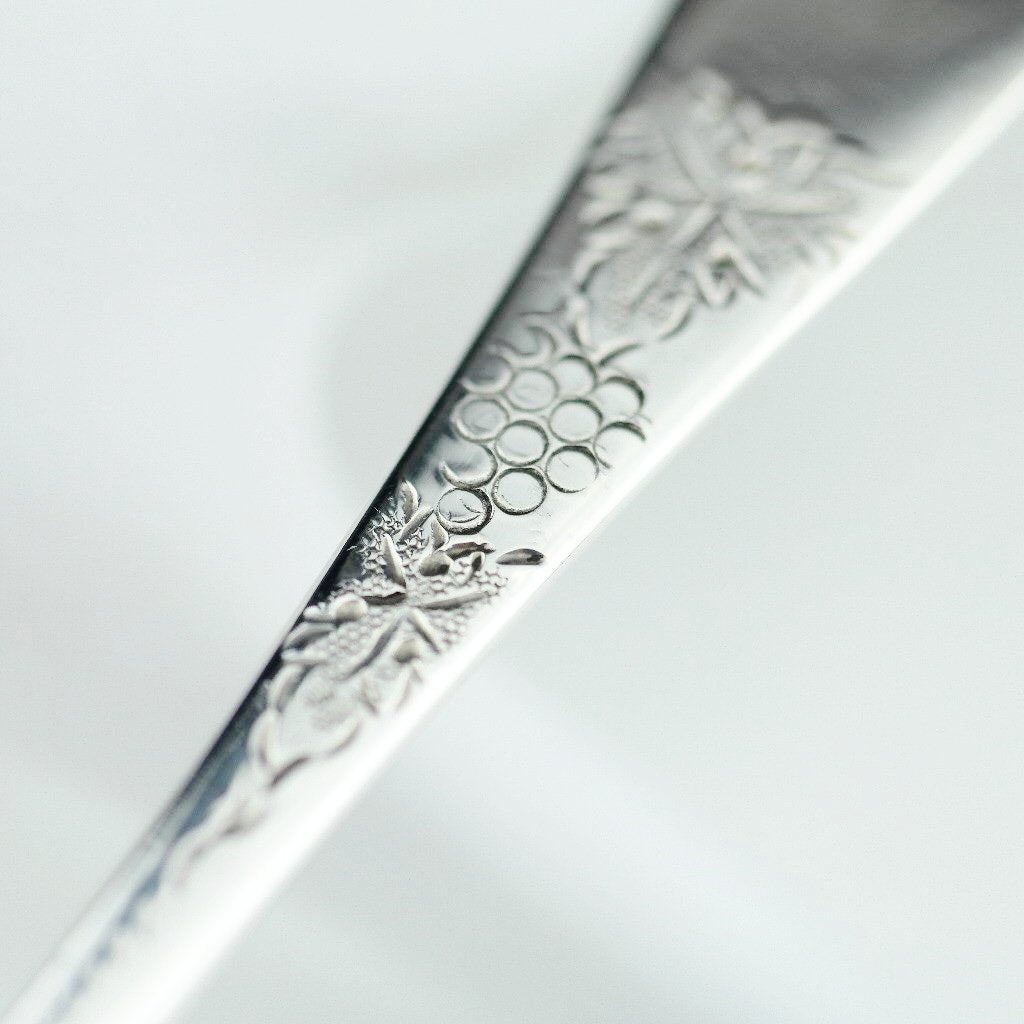 Cuchara de bayas antigua de plata de ley de 1795 Londres Samuel Holmes