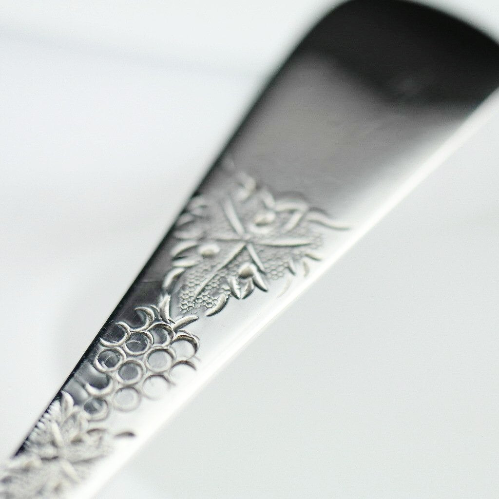 Cuchara de bayas antigua de plata de ley de 1795 Londres Samuel Holmes