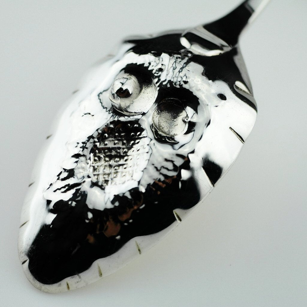 Cuchara de bayas antigua de plata de ley de 1795 Londres Samuel Holmes