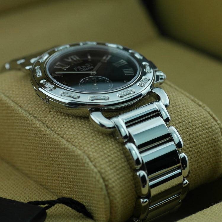 Fendi Selleria Diamonds Swiss wrist watch