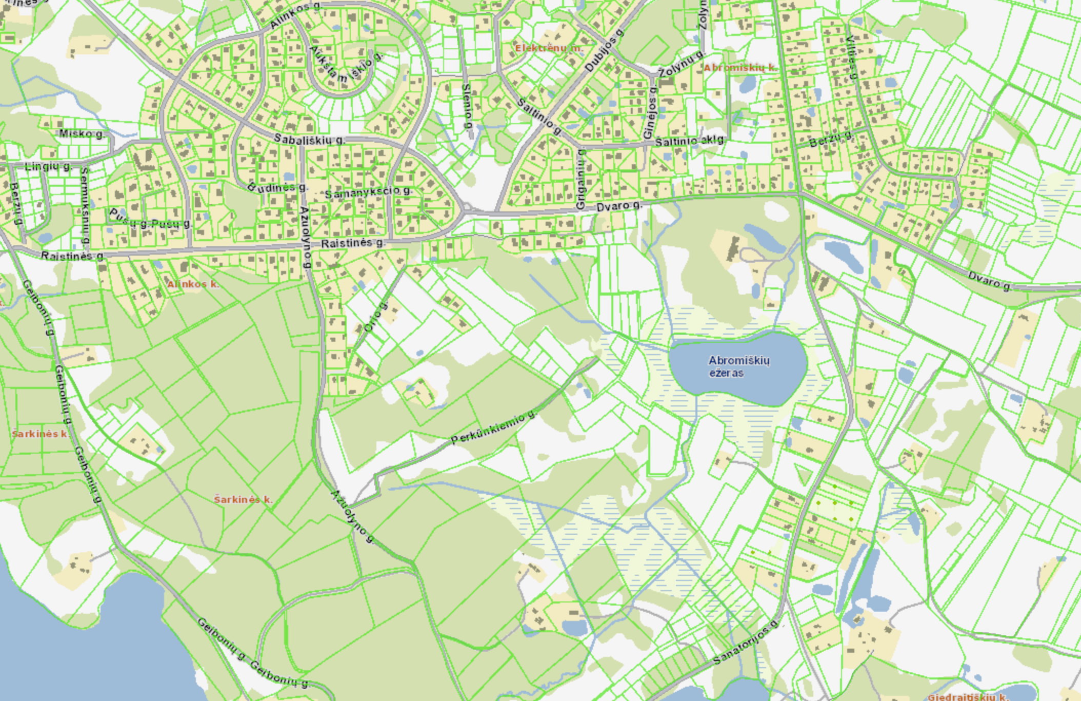 Land for sale in 324 acres in the development zone of the city Elektrenai, Lithuania