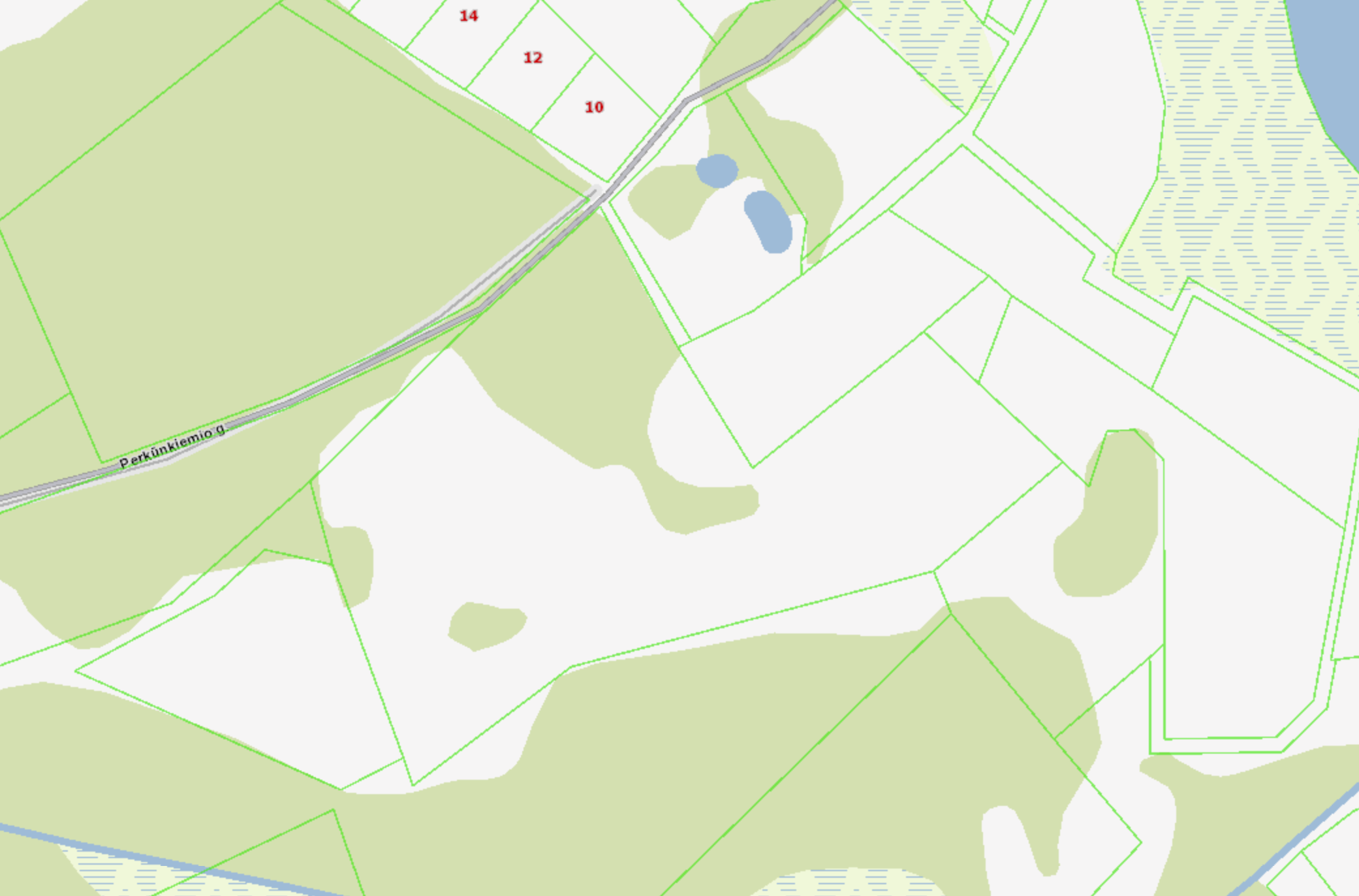 Land for sale in 324 acres in the development zone of the city Elektrenai, Lithuania