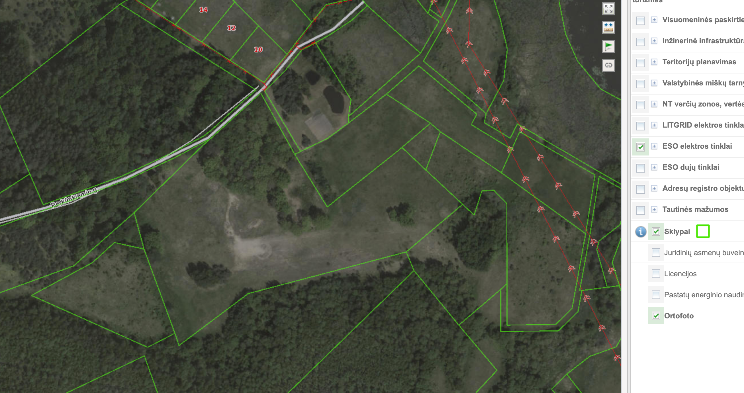Land for sale in 324 acres in the development zone of the city Elektrenai, Lithuania