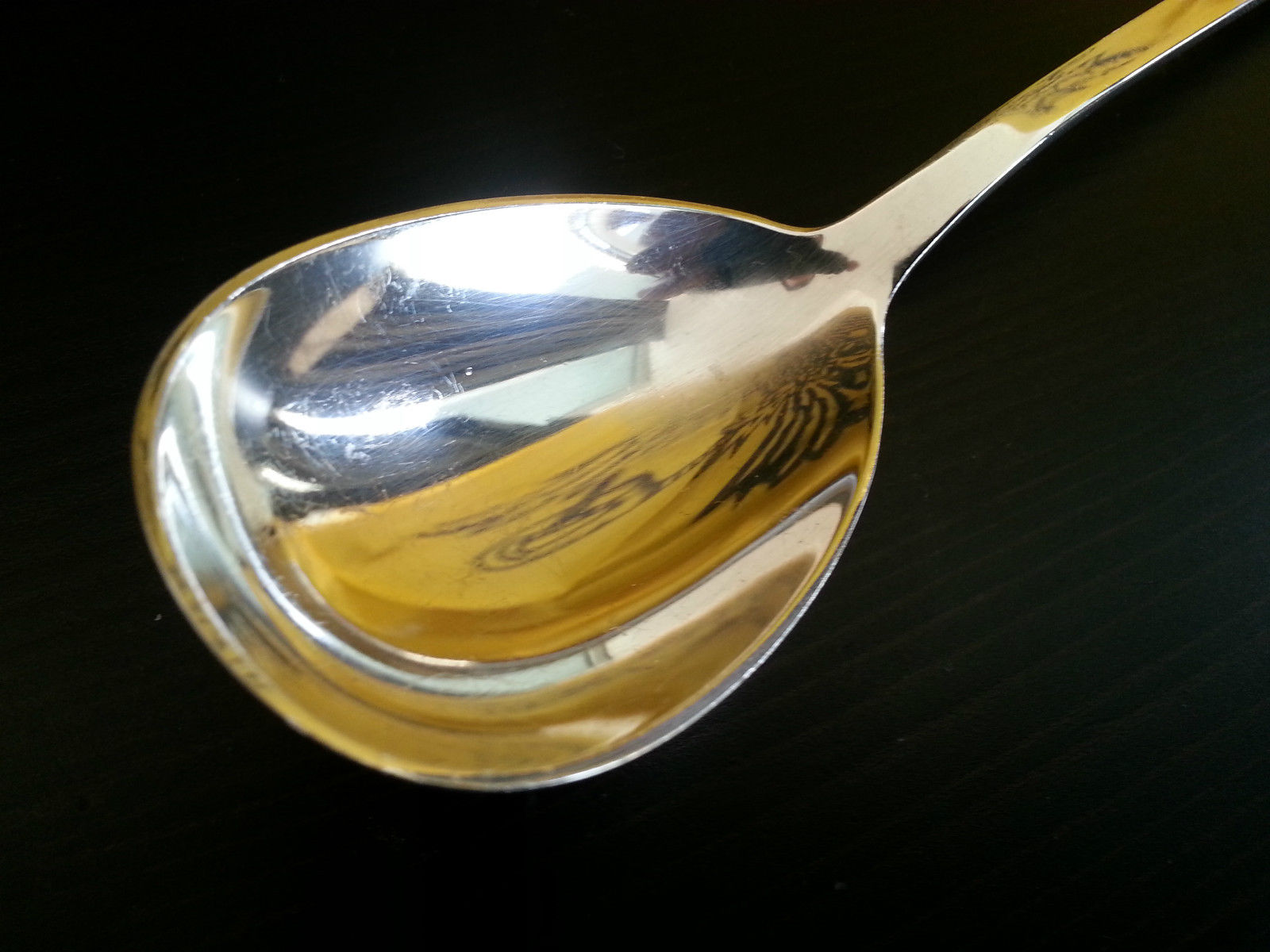 Antiker Latte-Kaffeelöffel aus Sterlingsilber von CONCORD SILVERSMITHS