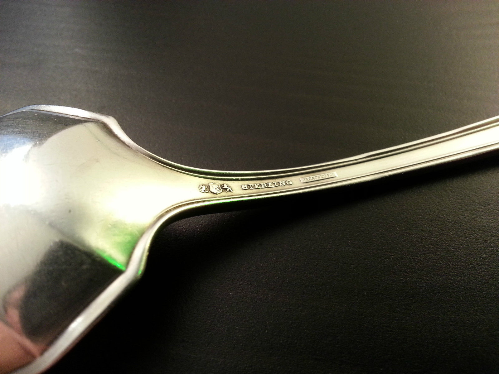 Antique 19thC sterling silver spoon Reed and Barton Taunton MA