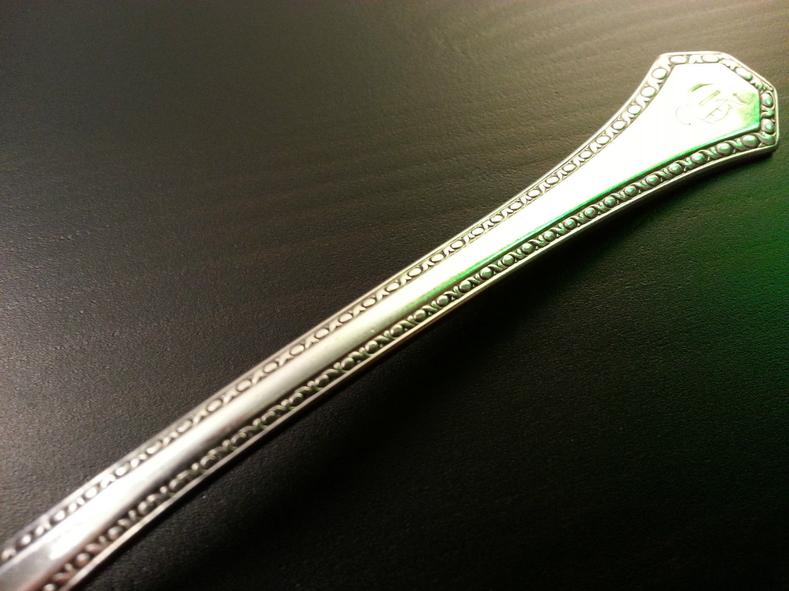 Cuchara antigua de plata de ley del siglo XIX Reed y Barton Taunton MA