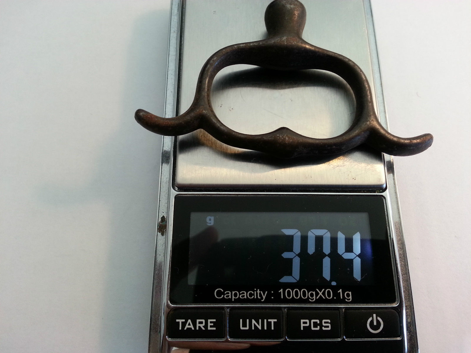 Antique solid metal vine bottle opener great gift Art Nouveau British Empire