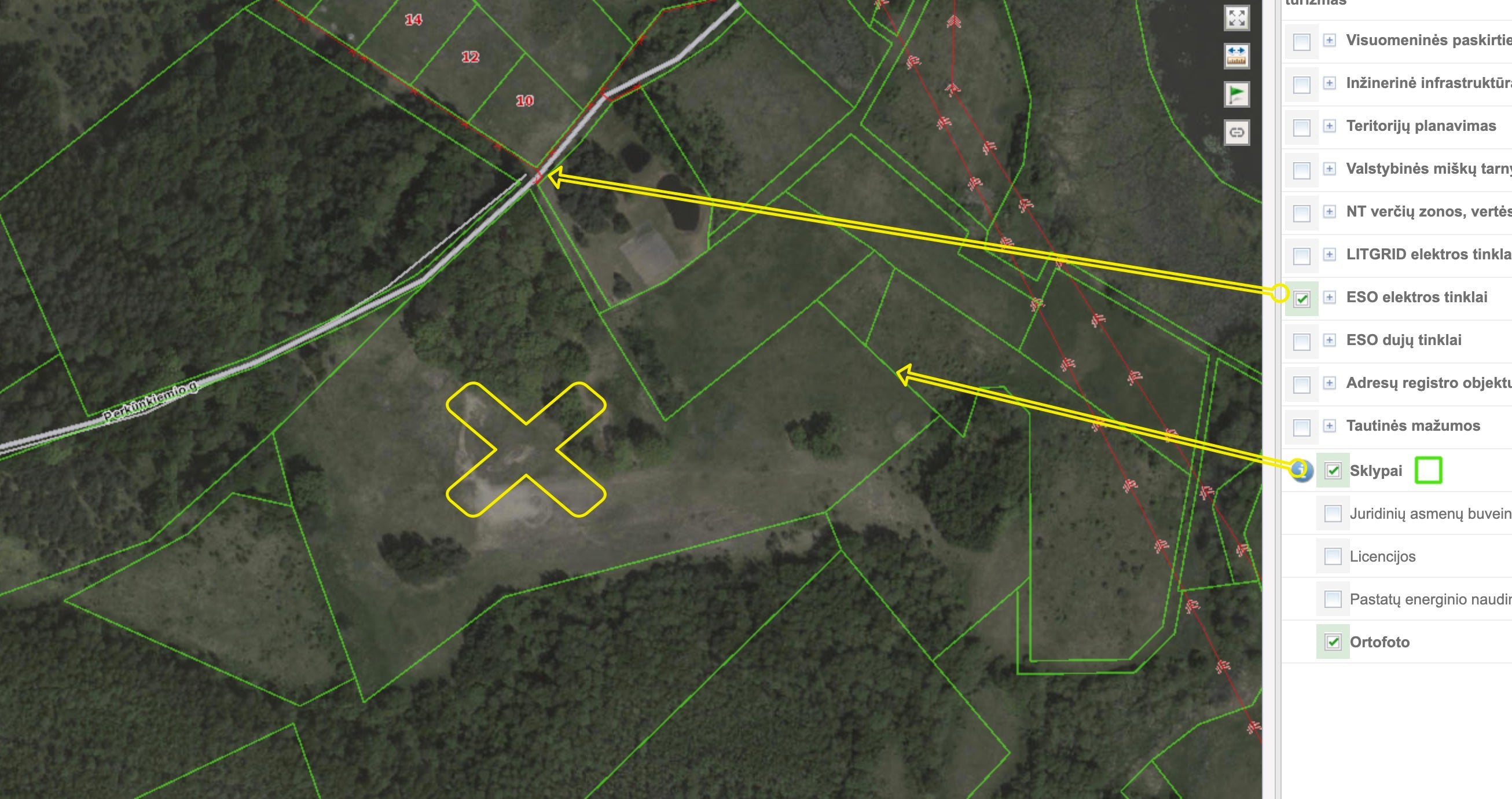 Land for sale in 324 acres in the development zone of the city Elektrenai, Lithuania