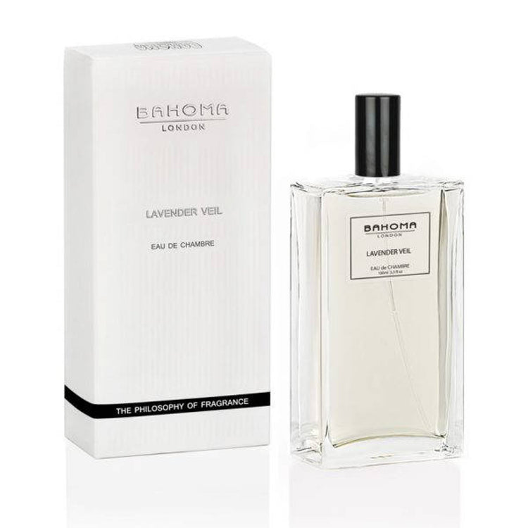 BAHOMA London 100 ml Fragancia de lujo en spray para habitación Velo de lavanda 